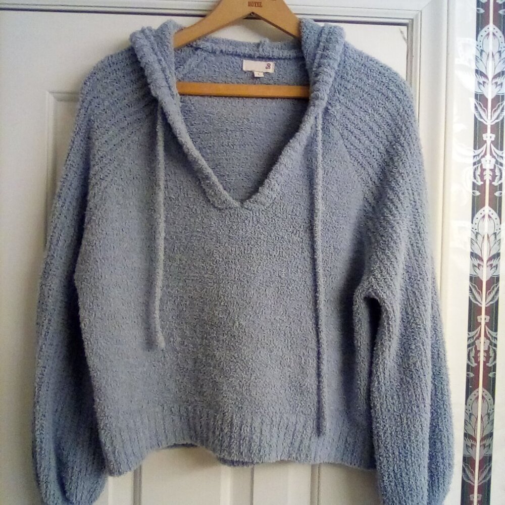 Fuzzy Light Blue Sweater